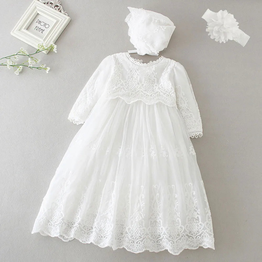 Lace Christening Gown - Kindle Kids ABC