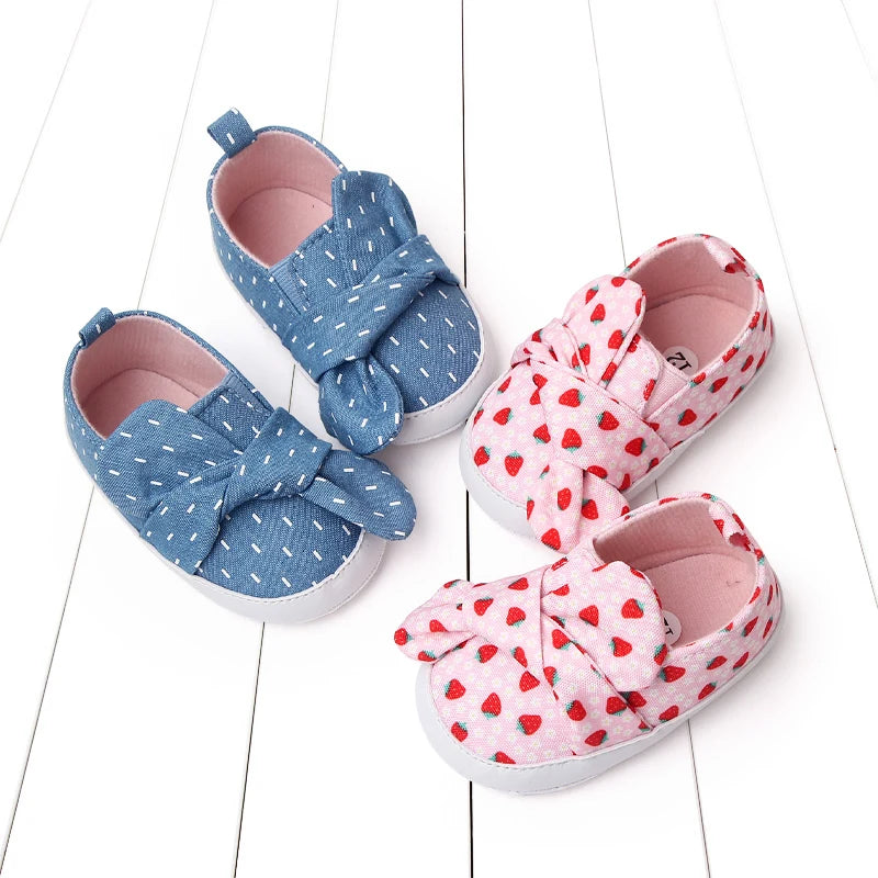 Baby Soft Sole Slip-On Shoes – Cotton, Non-Slip, 0–18 Months - photo 1