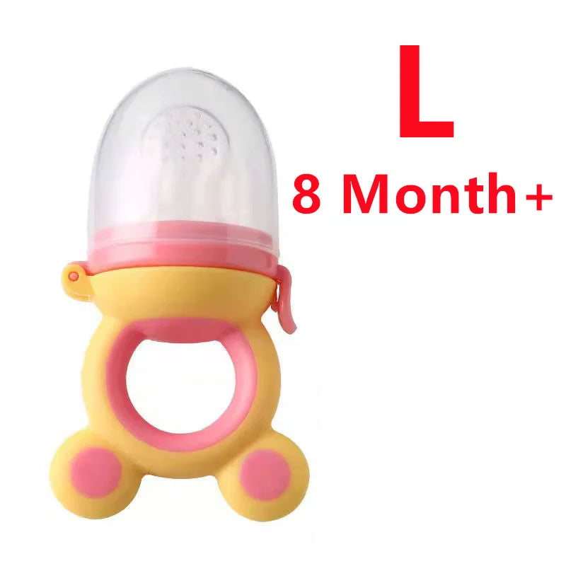 Baby Fruit Food Feeder & Silicone Teether Pacifier