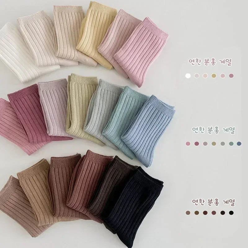 Solid Cotton Kids Socks - Kindle Kids ABC - view 2