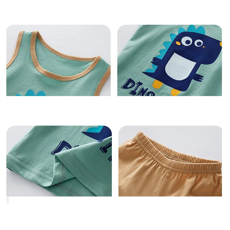 100% Cotton Kids' Pyjama Set - Kindle Kids ABC - view 3