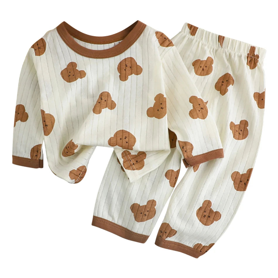 Kids' Cotton Long-Sleeve Pyjama Set - Kindle Kids ABC - view 12