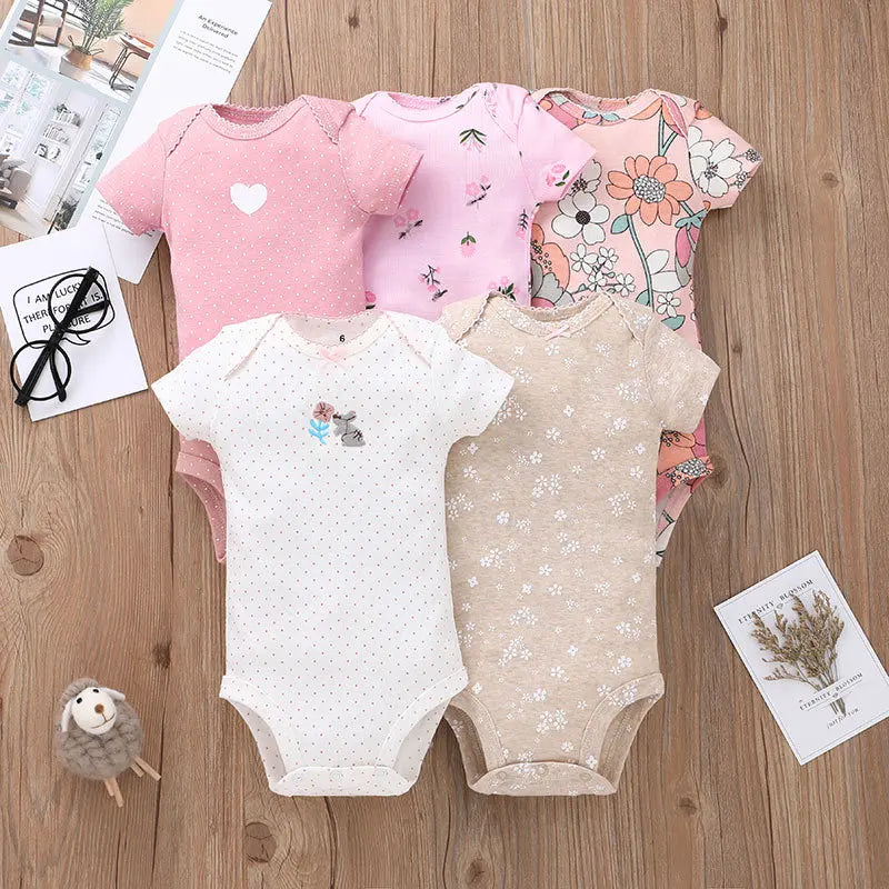 Baby 5-Pack Cotton Bodysuits - Kindle Kids ABC - view 11