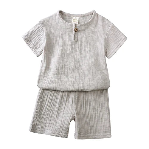 Linen Cotton 2-Piece Set - Kindle Kids ABC - view 6