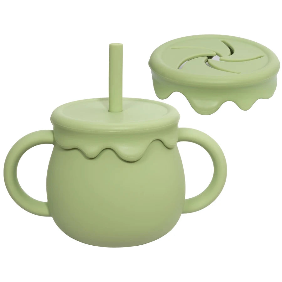 baby sippy and snack feeding cups set - photo 8