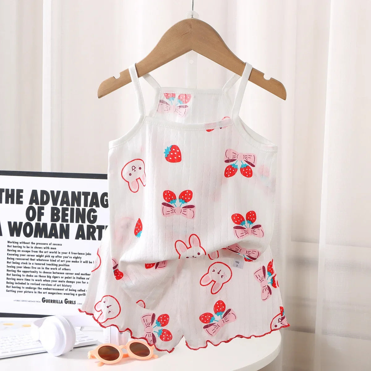 Girls' Cotton Tank & Shorts Set — photo 6