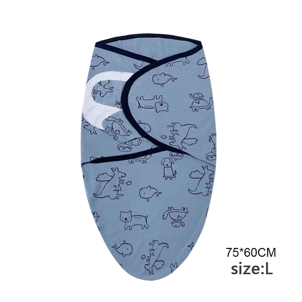Cotton Baby Swaddle Wrap & Hat Set - Kindle Kids ABC - view 6