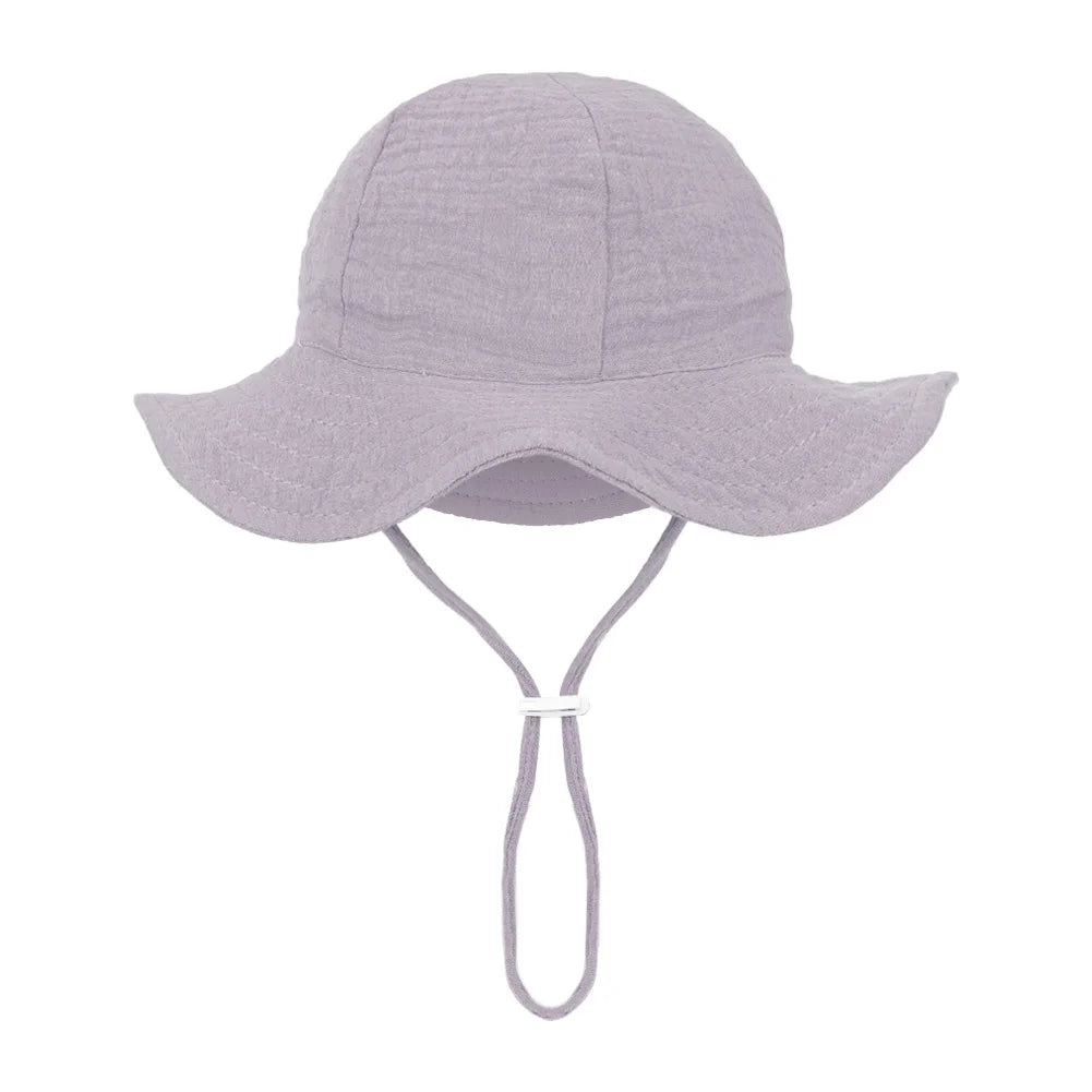 baby bucket sun hat floral and solid adjustable - photo 12