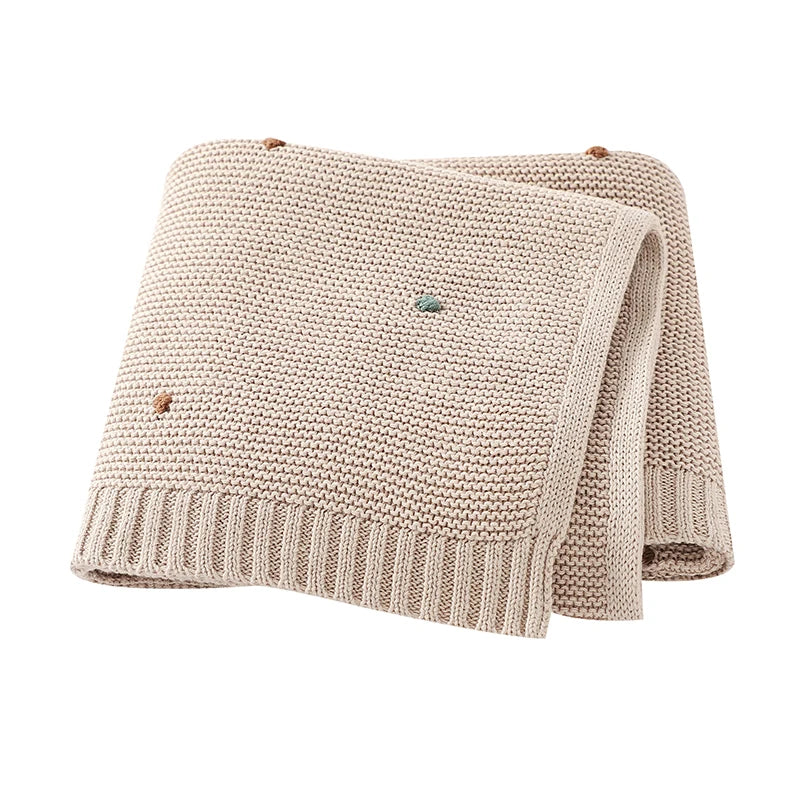 Knit Cotton Baby Blanket - Kindle Kids ABC
