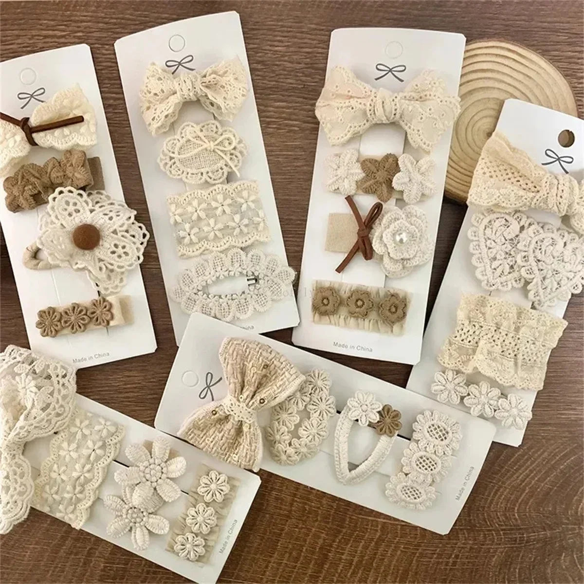 Flower Embroidery Baby Hairpins - Kindle Kids ABC - view 2