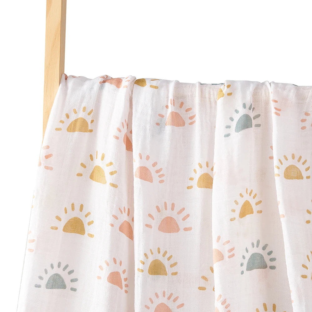 Cotton Muslin Baby Swaddle Blanket - Kindle Kids ABC - view 12