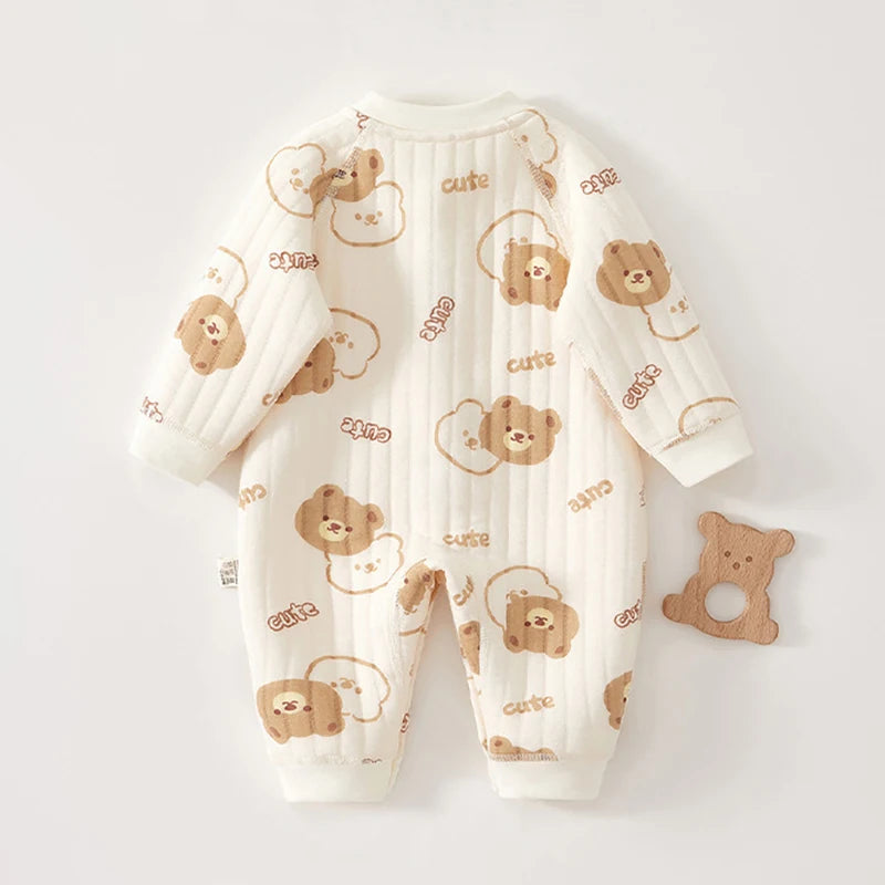 Cute Bear Cotton Romper - Kindle Kids ABC - view 3