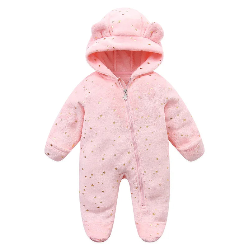 Fleece Hooded Baby Snowsuit - Kindle Kids ABC - view 5