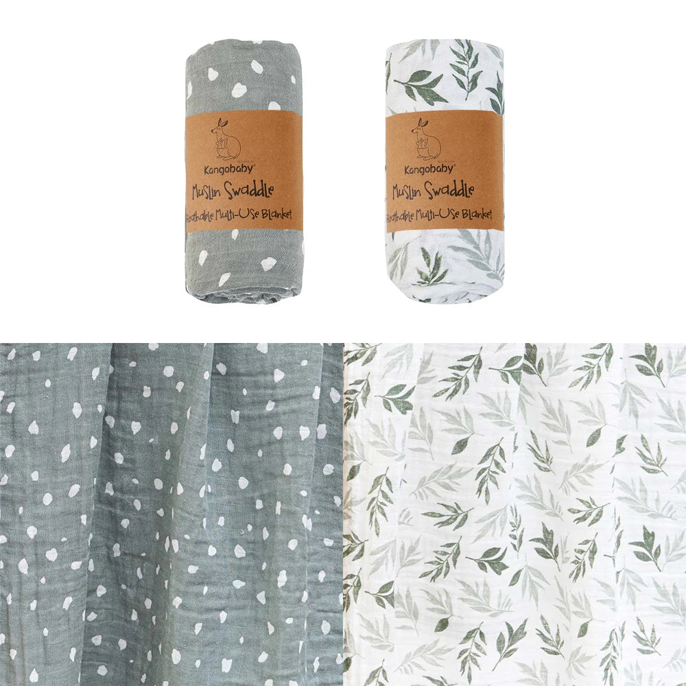 Cotton Muslin Baby Swaddle Blanket - Kindle Kids ABC - view 5