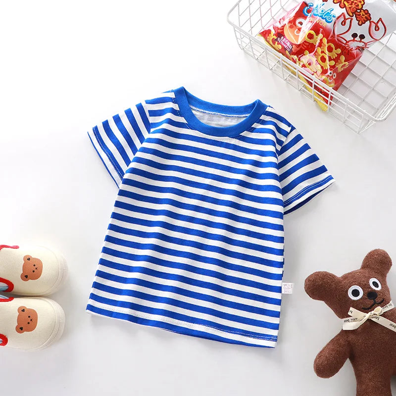 100% Cotton Striped Baby T-Shirt - Kindle Kids ABC - view 11