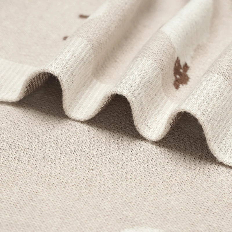 Knit Cotton Baby Blanket - Kindle Kids ABC - view 3
