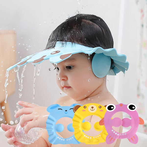 Baby Shampoo Shower Cap – Adjustable Ear Protection | 0–6Y - photo 1