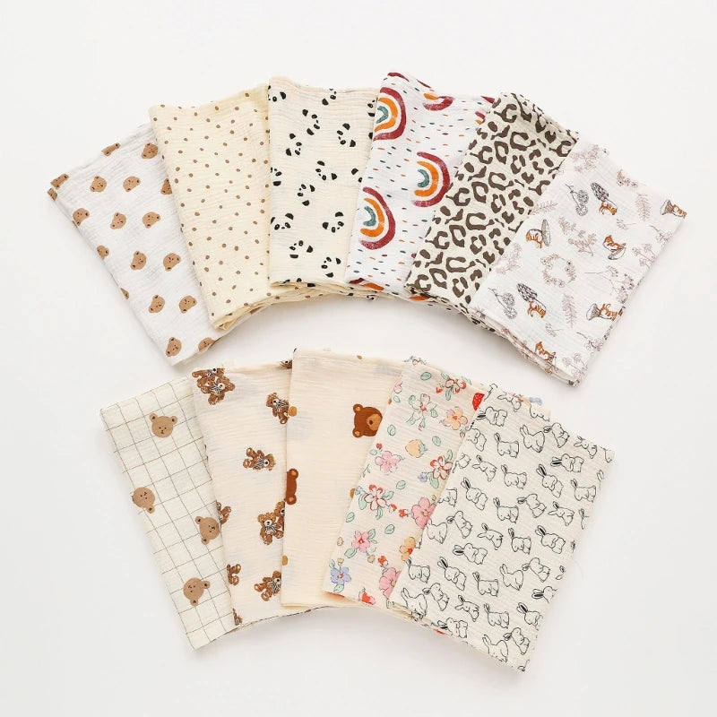 Cotton Gauze Muslin Baby Blanket - Kindle Kids ABC