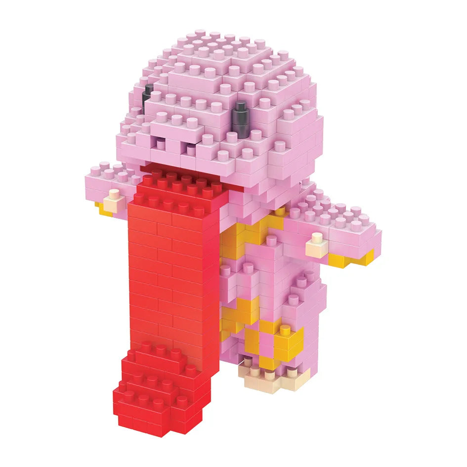 Collectible mini cartoon brick figures kids buildable characters set