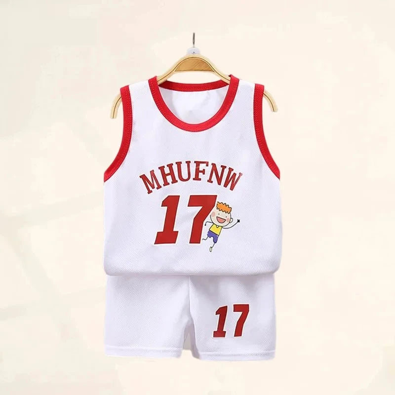 Boys' Tank & Shorts Set Quick-Dry - Kindle Kids ABC