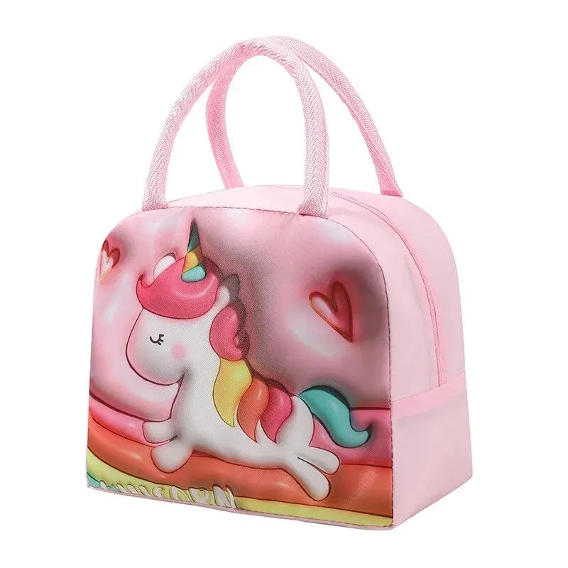 Kids Cartoon Insulated Lunch Bag – Thermal Bento Tote for School & Picnic - photo 9