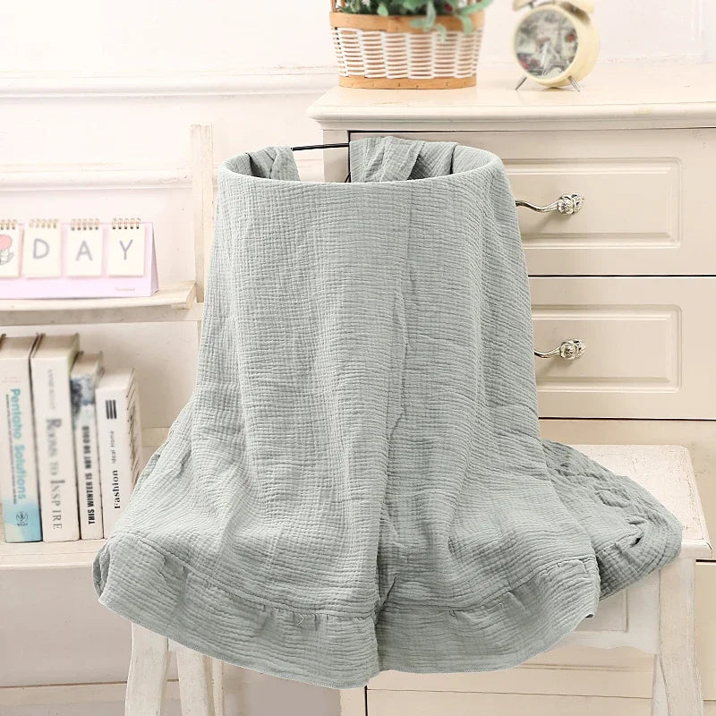 Organic Cotton Muslin Swaddle Blanket - Kindle Kids ABC - view 5