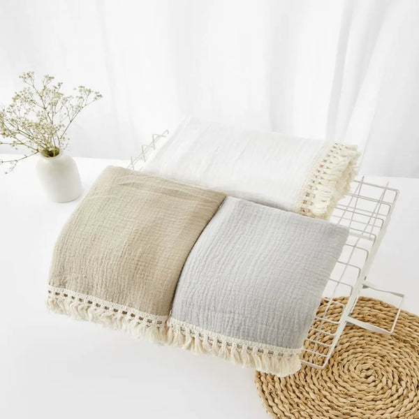 Cotton Muslin Baby Swaddle Blanket - Kindle Kids ABC