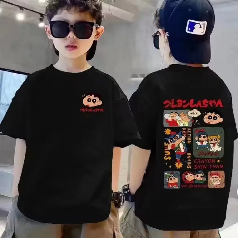 Kids Cotton Graffiti Print T-Shirt - photo 16