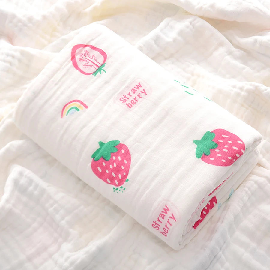 4-Layer Cotton Gauze Baby Washcloth Towel Set - Kindle Kids ABC - view 8