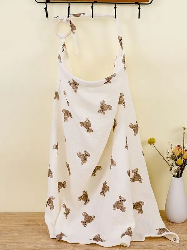 Breathable Cotton Nursing Cover - Kindle Kids ABC - view 15
