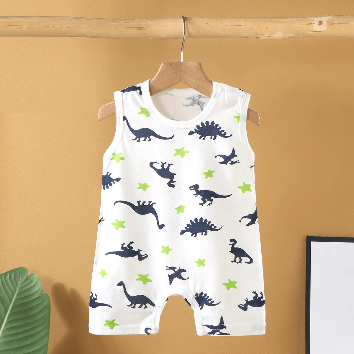 Baby Cotton Romper – Unisex Sleeveless Striped Bodysuit | 0–20 Months - photo 25