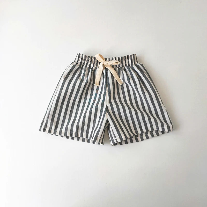Kids Cotton-Linen Summer Shorts Boys Girls - photo 12