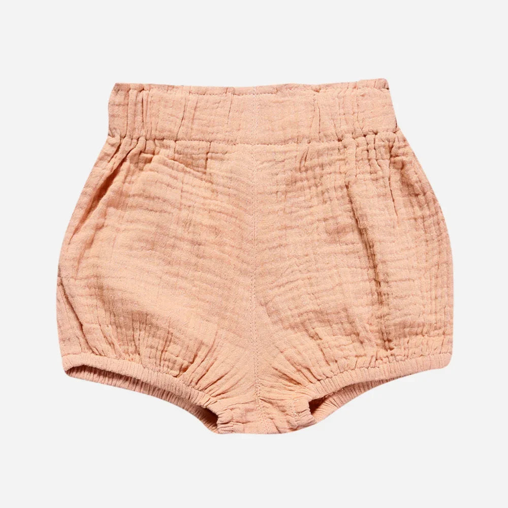 Baby Cotton-Linen PP Shorts Loose Comfy Summer - photo 8