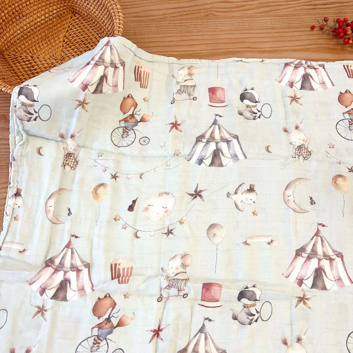 Cotton Muslin Baby Blanket - Kindle Kids ABC - view 5