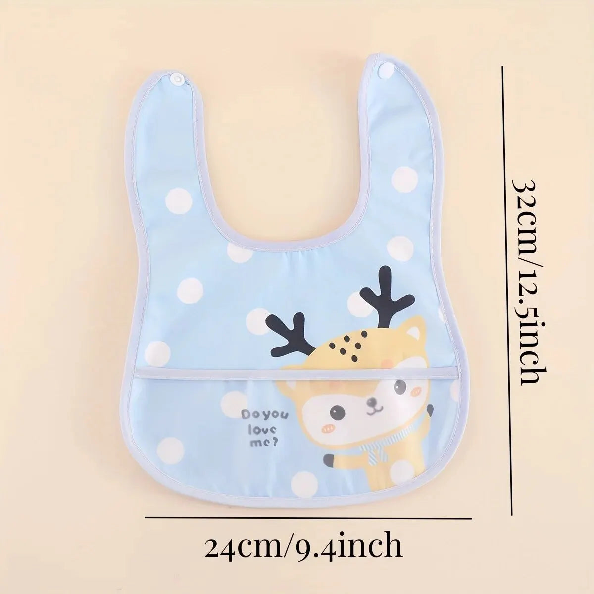Baby Cartoon Animal Bibs – 3pcs/5pcs Waterproof Set | 0–3Y - photo 5