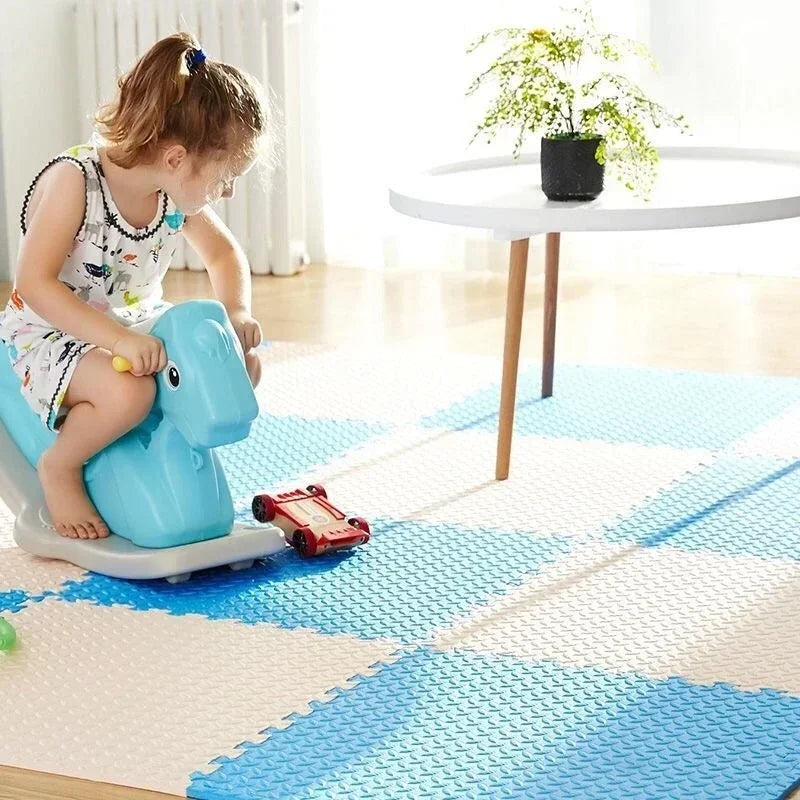 Baby EVA Foam Puzzle Play Mat – Soft & Anti-Slip Floor Tiles for Kids (8 or 16 Pieces)