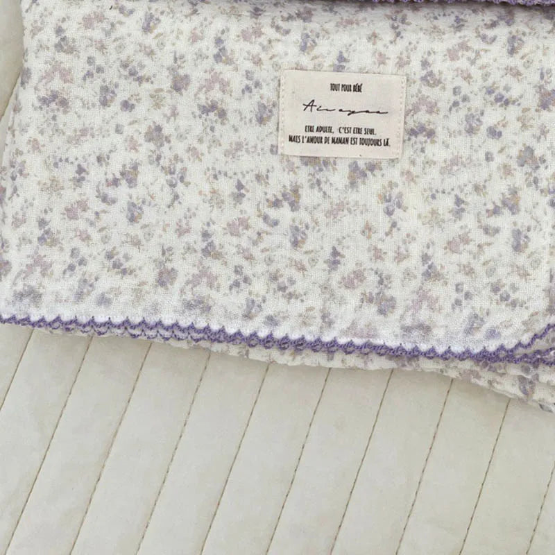 Floral Cotton Muslin Baby Swaddle Blanket - Kindle Kids ABC - view 24