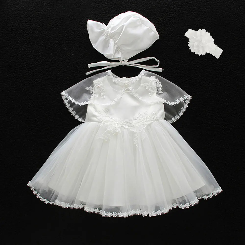 Lace Christening Gown - Kindle Kids ABC - view 11