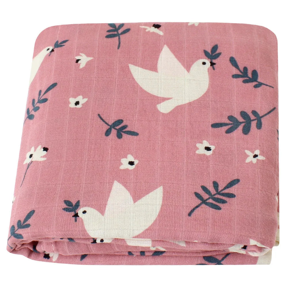 Bamboo Cotton Muslin Baby Swaddle Blanket - Kindle Kids ABC - view 10