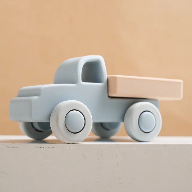 Montessori silicone car teether sensory baby toy
