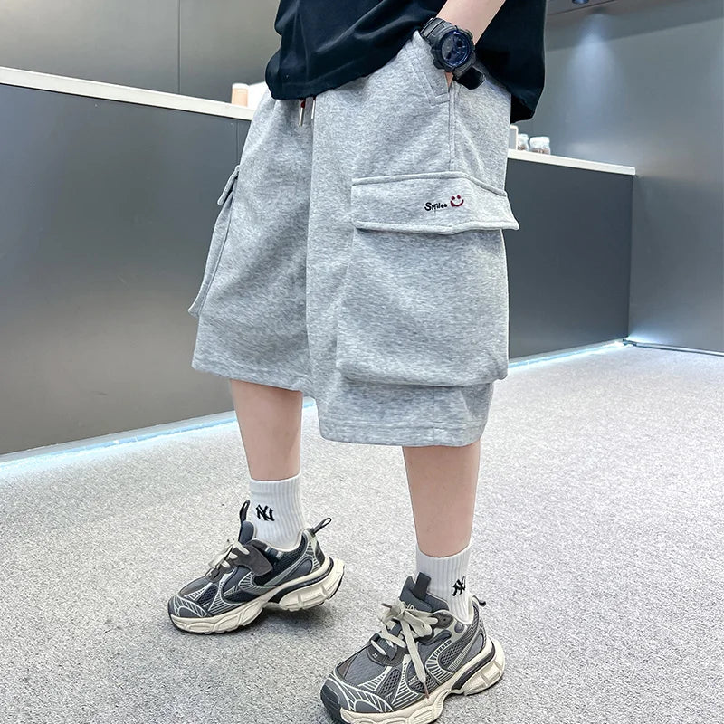 Boys Cotton Capri Shorts 7-16Y - photo 5