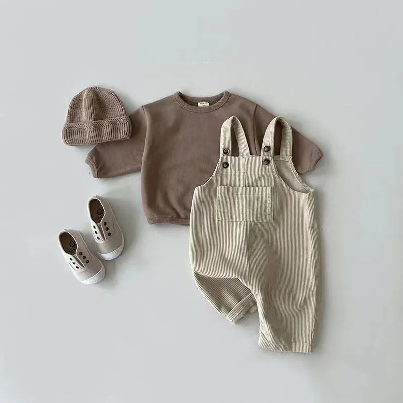 Corduroy Cotton Baby Overalls - Kindle Kids ABC - view 6