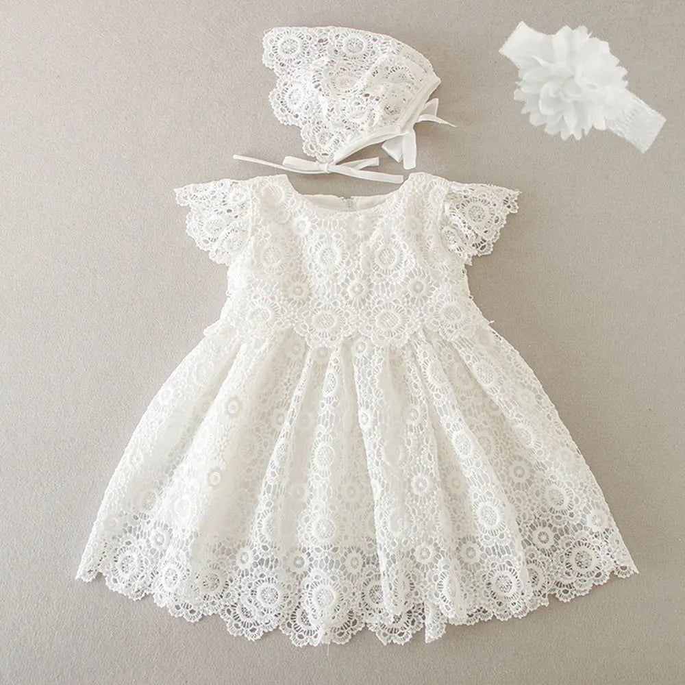 Lace Christening Gown - Kindle Kids ABC - view 14