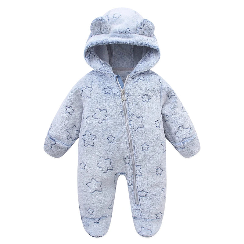 Fleece Hooded Baby Snowsuit - Kindle Kids ABC - view 8