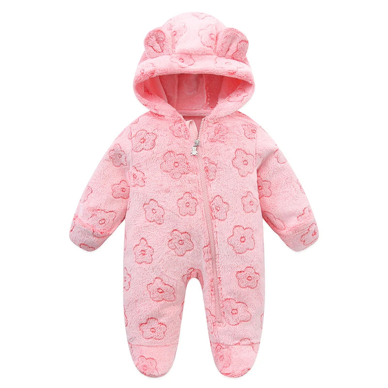 Fleece Hooded Baby Snowsuit - Kindle Kids ABC - view 9