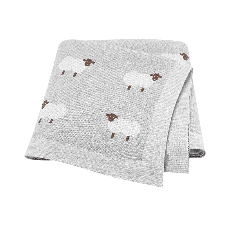 Knit Cotton Baby Blanket - Kindle Kids ABC - view 7