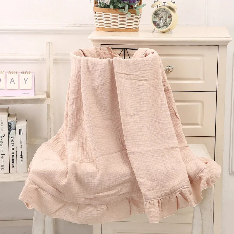 Organic Cotton Muslin Swaddle Blanket - Kindle Kids ABC - view 8
