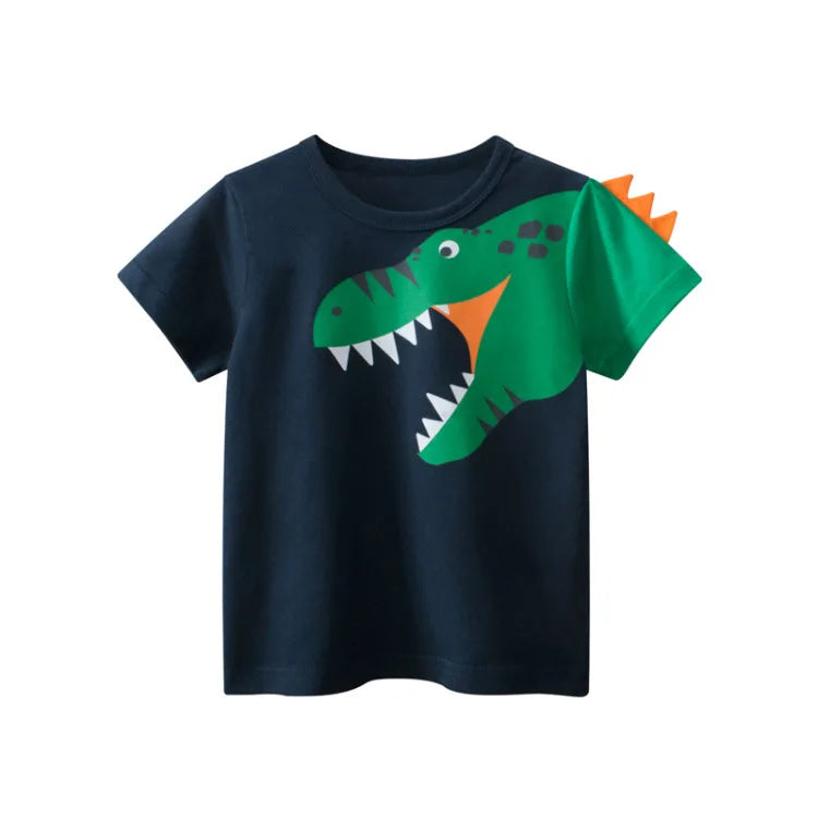 Kids Short-Sleeve T-Shirt – Cotton Cartoon Summer Tee - photo 7