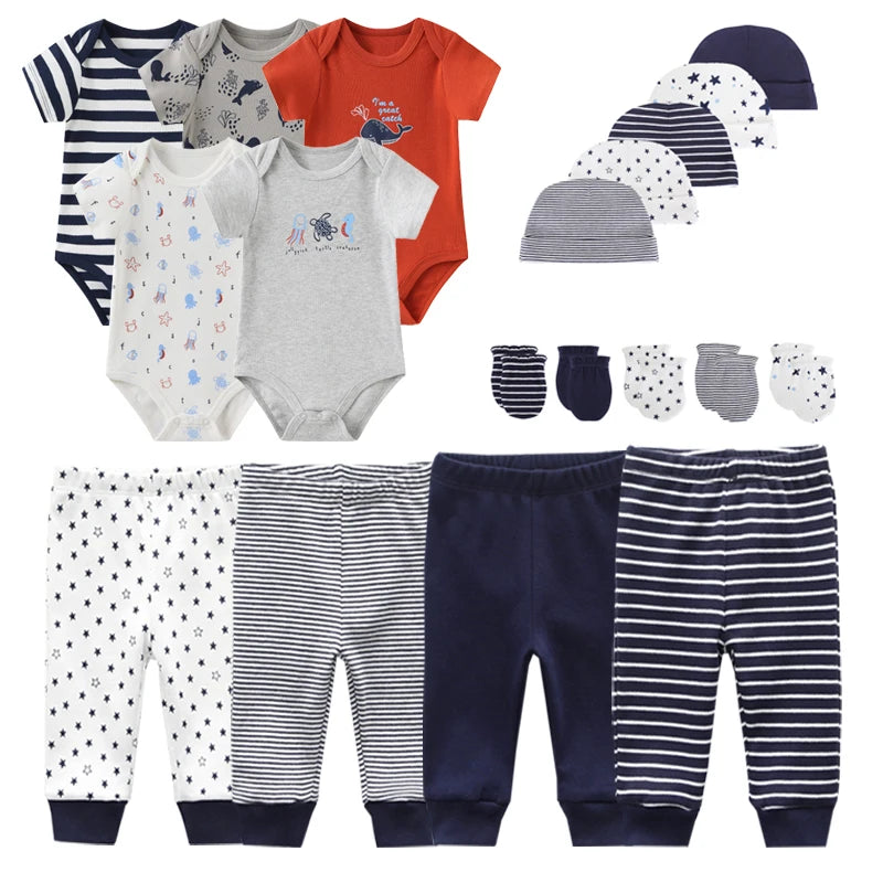 Unisex Newborn Baby Cotton Clothing Set - Kindle Kids ABC - view 16
