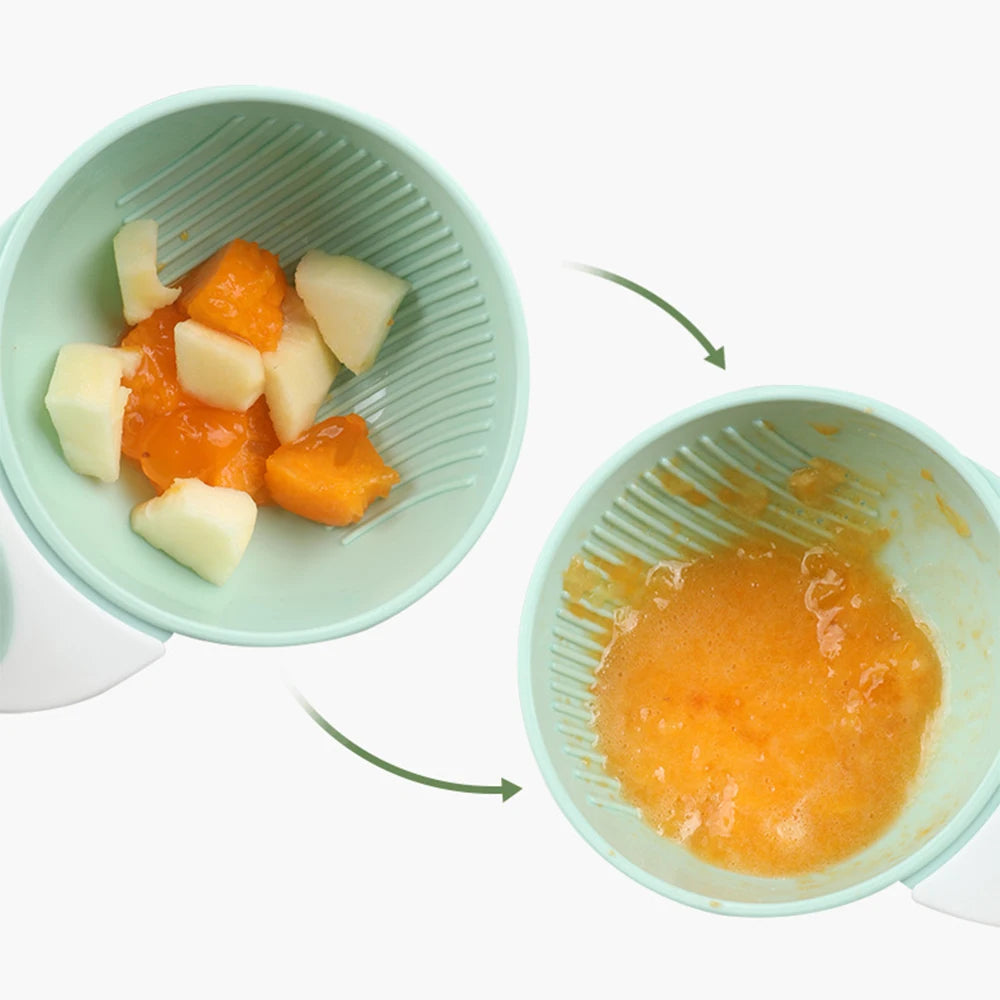 Baby food grinder bowl set manual fruit and veggie mill 4M+